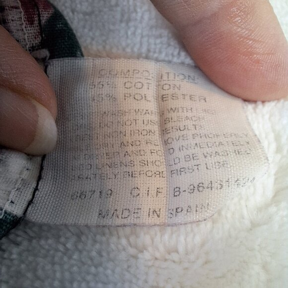 Vintage Set of 2 Pillowcases Pink Green Roses Floral Y2K 90s 80s Made In Spain - Picture 2 of 6